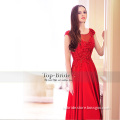 s21473 Elegant Lace Real Photo Long Red Prom Dress